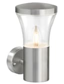 Modern LED Single Outdoor Wall Light Stainless Steel ZLC337 with 5W LED Candle WW
