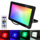 100W LED RGBW Floodlight Colour Changing Remote Control 240v IP65 FL02