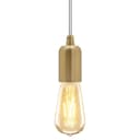 Ceiling Rose Pendant E27 Fitting Brass Flex Hanging Lamp Holder Kit K428