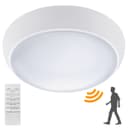 18w LED Flushlight Round Surface Mount with Microwave Sensor remote controlled