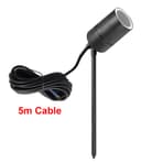 Outdoor Garden Black Stainless Steel 12v MR16 Low Voltage Spike Light ZLC328B