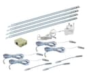 4 x 30cm Plug In LED Beautiful BLUE Under Kitchen Cupboard Cabinet Strip Light