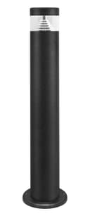 3w Modern Outdoor LED Cool White Bollard Light Stainless Steel Black Finish ZLC304CW