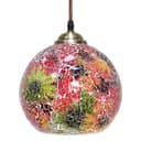 Vintage Glass Globe Ceiling Hanging Pendant Light Shade Mosaic Lighting 