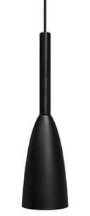 Modern Scone Ceiling Pendant Light Black Metal Slim Lampshade Contemporary M0128 with 7w E14 Candle CW 
