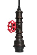 Industrial Pendant Light Rustic Metal Vintage Water Pipe Ceiling Light M0157 with 4W ST58