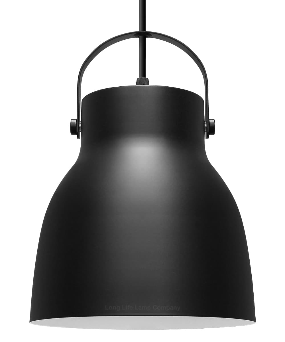 Modern Retro Pendant Light Black Metal Lamp Shade Scone M0149