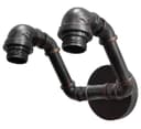 Twin Vintage Industrial Pipe Wall Light M0191P