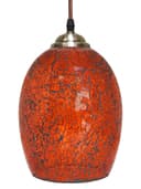 Vintage Ceiling Crackle Amber Mosaic Glass Pendant Light M0209