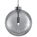 Modern Vintage Ceiling Smoked Grey Globe Pendant Light M0211