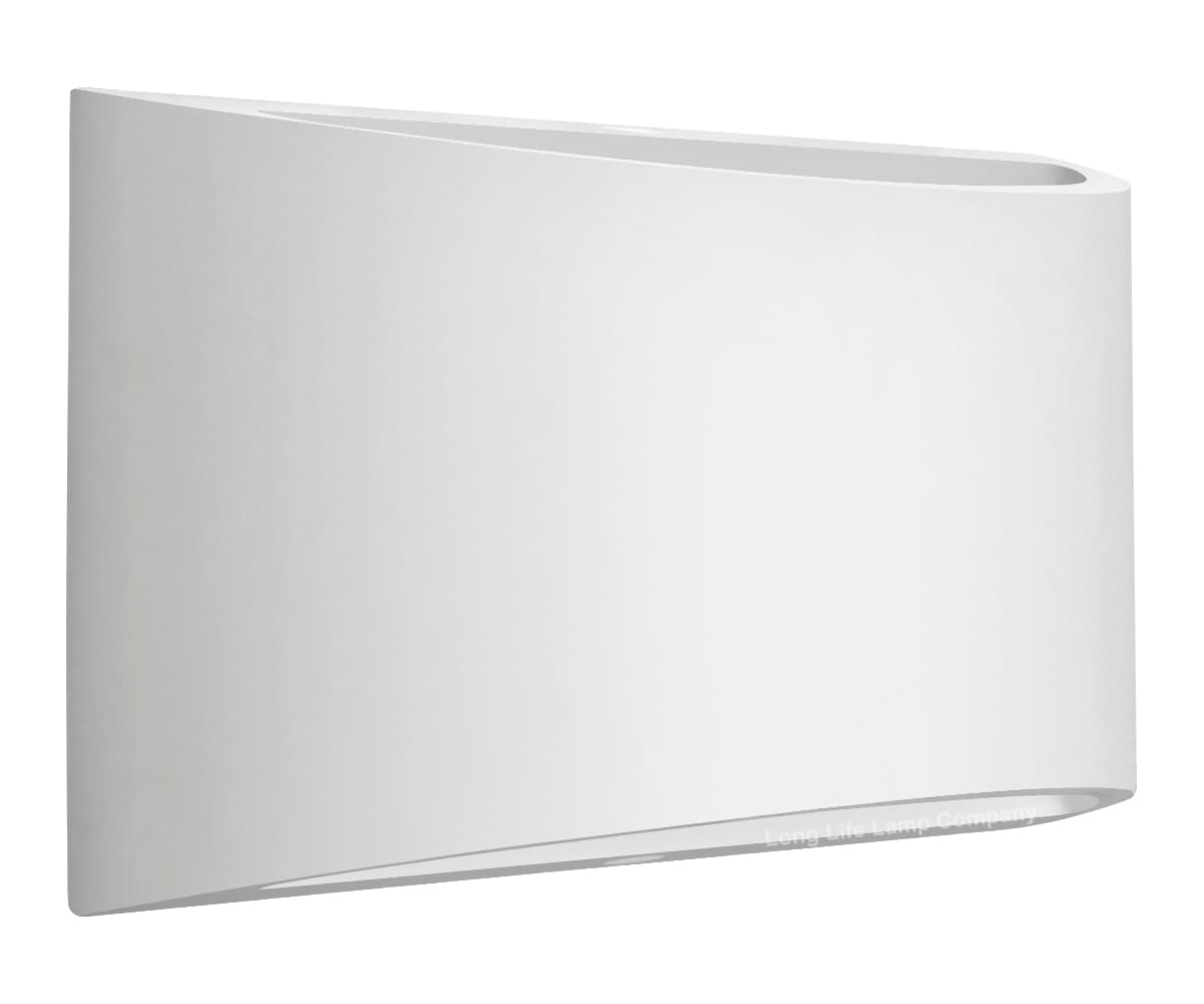 Modern Up Down Gypsum Ceramic Wall Light M0215 with G9 LED 5W WW