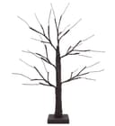 LED Indoor Christmas Brown Tree Miniature 60cm Mains And Battery Operated TREE01