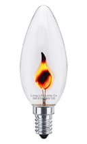 4 X 3w Flicker Flame Candle Light Bulb E14