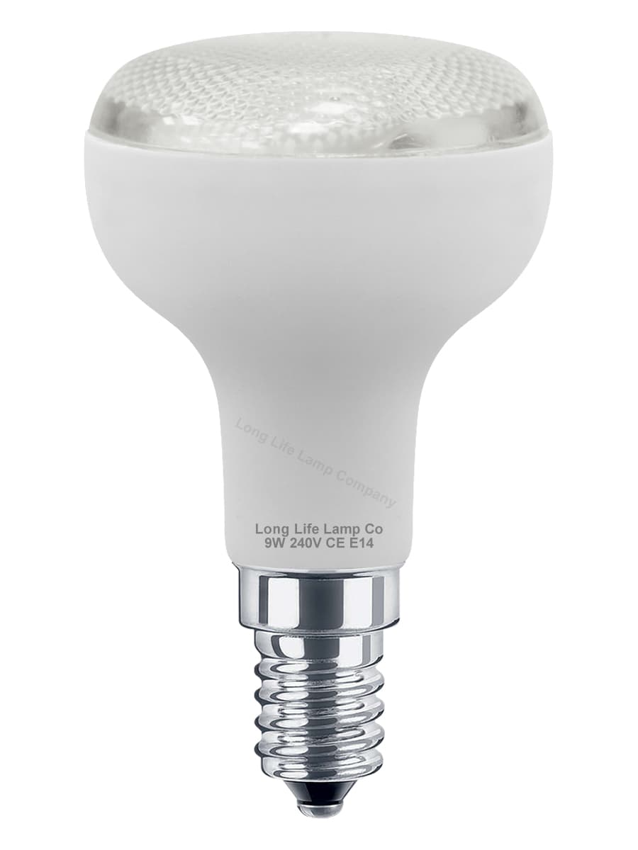 R50 Reflector 9w Energy saver SES E14 Warm White CFL 2700k Special Offer 2 Pack 