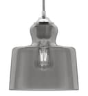 Modern Vintage Grey Smoked Glass Pendant Lamp M0224