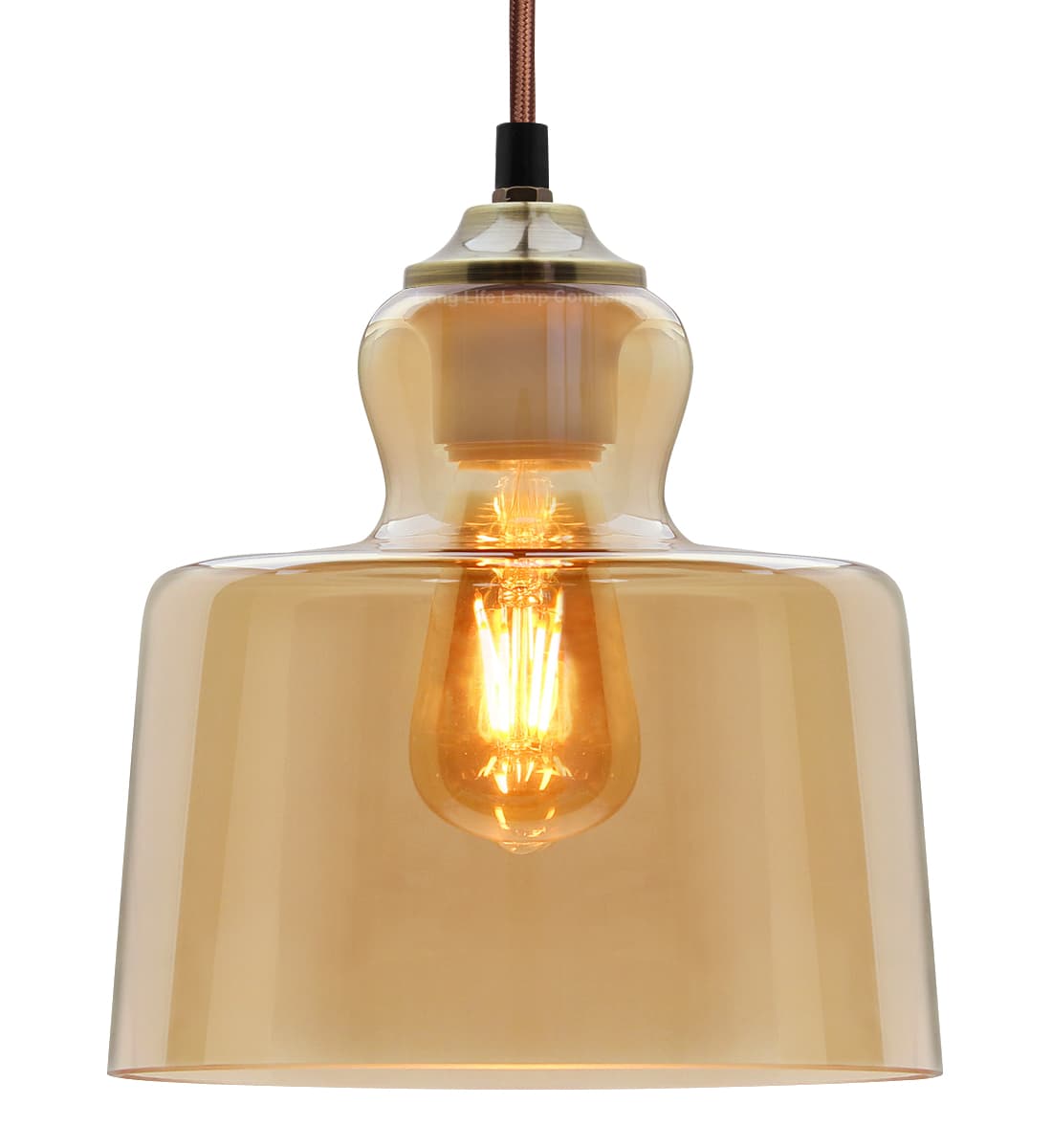 Modern Vintage Gold Glass Pendant Light Lamp M0225