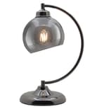 Modern Smoked Glass Globe Table Lamp M0234