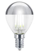 4w LED Crown Silver Light Bulb E14 SES G45 Mirror Top Cool White 6000k