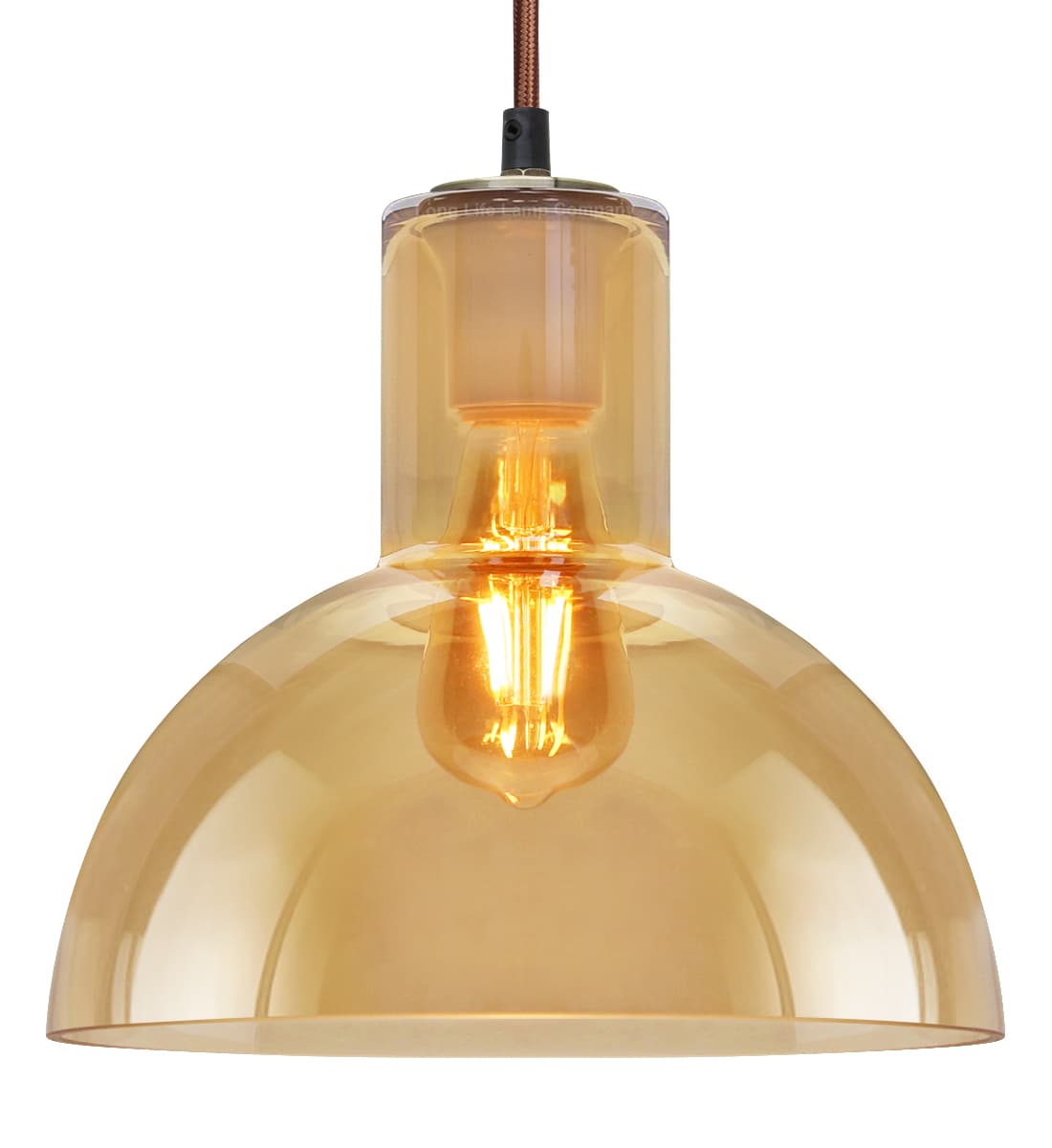 Modern Vintage Ceiling Gold Glass Pendant Lamp M0223