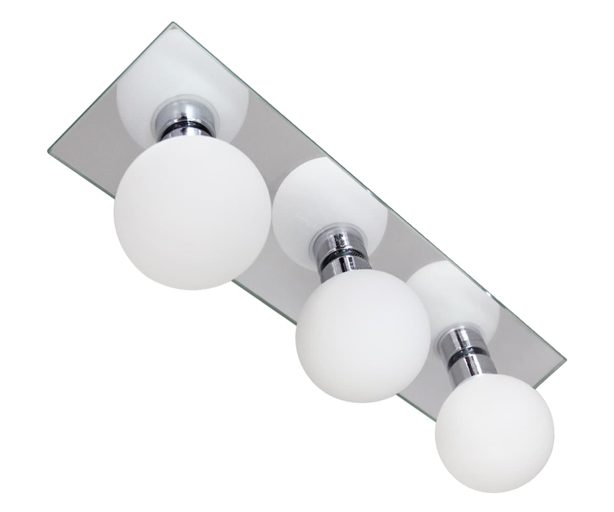 Modern IP44 Opaque 3 Globe Ceiling Light M0220