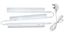 12w LED T5 Under Cabinet Link Light 6000k Cool White 220-240v AC Pack of 3 x 1 feet with Plug UC300