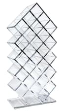 Cosmetic Clear Make Up Organiser Storage Palette Acrylic Stand 28 Holders CY001