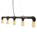 Vintage Industrial Waterpipe Ceiling Light Fixture Rustic Copper 
