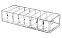Cosmetic Clear Make Up Organiser Acrylic 8 Sections for Eye Shadow Palette Face Powder M8113