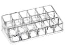 Cosmetic Clear Make Up Organiser Acrylic 18 Sections for Lipstick Lip gloss Nail Polish M8118