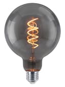 2w Vintage LED G125 Bulb E27 Spiral Filament Smoke Grey