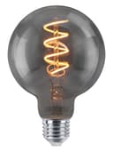 2w Vintage LED G95 Bulb E27 Spiral Filament Smoke Grey