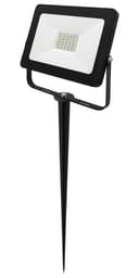 30W LED Ground Mount Flood Light Cool White 4 meter wire UK plug with Spike 450mm Long Stake