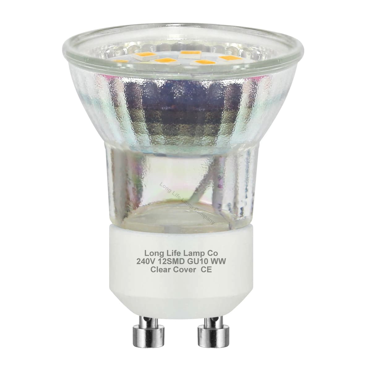 Mini GU10 LED Light Bulb 3W SMD Warm White 3000K Replacement For Small Mini Halogen GU10 35mm Very Bright