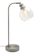 Modern Clear Glass Globe Table Lamp H3004
