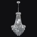 Ceiling Chandelier 6 Lamp Crystal Chrome Pendant Light H3034