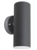 Modern 11W LED Double Outdoor Wall Light Black Warm White ZLC347B