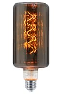 4w LED Glass Vertical Strip Bottle Light Bulb Smoked Grey E27 Coil Filament GREYVSBOTTLE