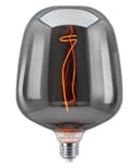 4w LED Glass Decorative Inverted Vase Filament Light Bulb Grey E27 1800K GREYINVASE