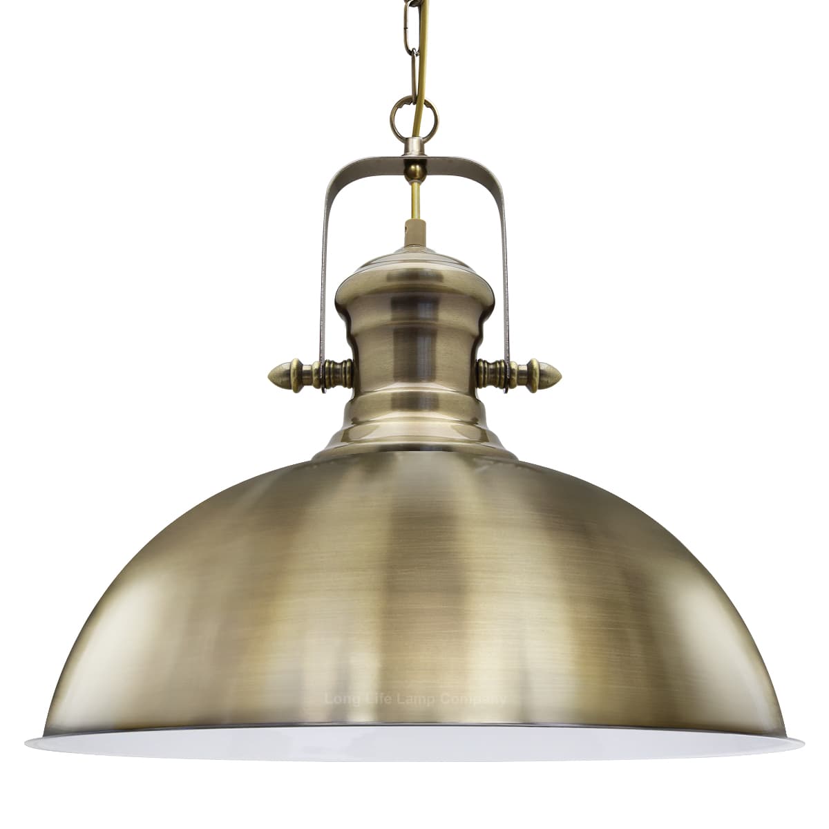 Vintage Industrial Ceiling Pendant Light Brass Antique Retro Metal Hanging Globe Lampshade 