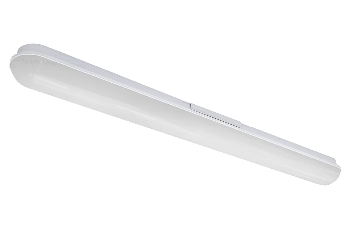 LED Batten Light 2ft Opal Integrated Tube Light Cool White 6500K Ceiling Fitting IP44 BA20WCW