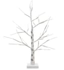 LED Indoor Christmas Tree White 60cm 3000k Light Dual Mains and Battery Operated TREE03