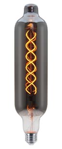 4w LED Coil Bottle Light Filament Bulb Glass Smoked Grey Decorative E27 TT75