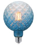 LED Glass Globe Light Bulb E27 Edison Screw Filament Classic Blue Smoked G125 Pinecone