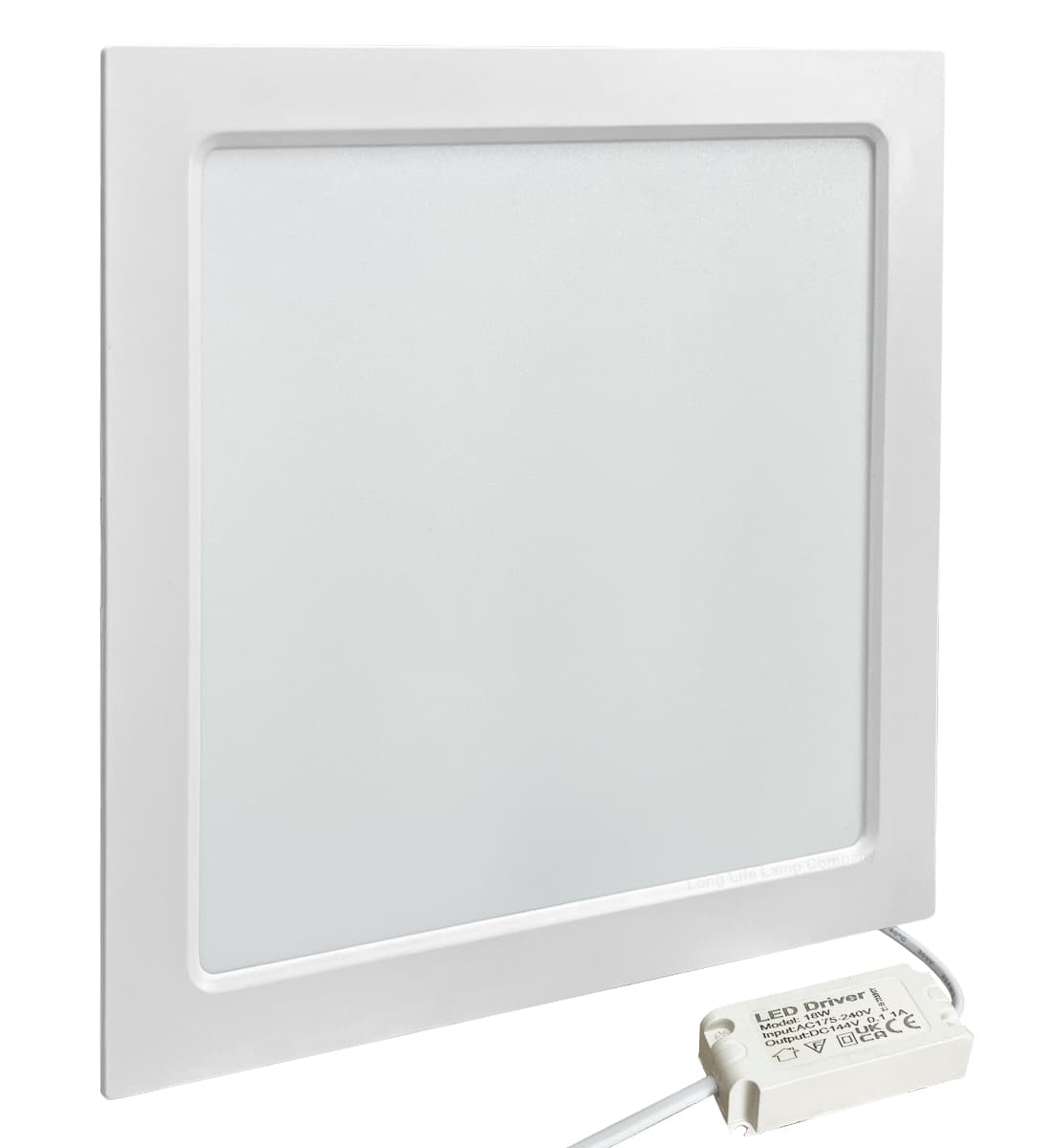 18W LED Back Lit Square Recessed Ceiling Panel Light Cool White 6500k 225 x 225 18WSCW03
