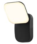 Modern 12W LED Black Outdoor Wall Light  Adjustable Warm White ZLC353BWW