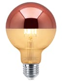 4W LED Crown Copper Light Bulb Mirror Top E27 Warm White 2700k