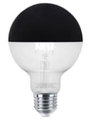 4W LED Crown Top Light Bulb Matte Black E27 Cool White 6500k