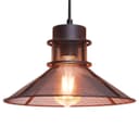 Industrial Ceiling Rustic Copper Scone Pendant Light H3075