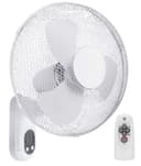 16 inch Oscillating Wall Fan Remote Control with Timer 3 Speed ‎WALL001