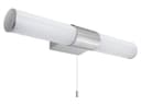 8w LED Bathroom Frosted Mirror Wall Light With Pull Cord Cool White 6500k IP44